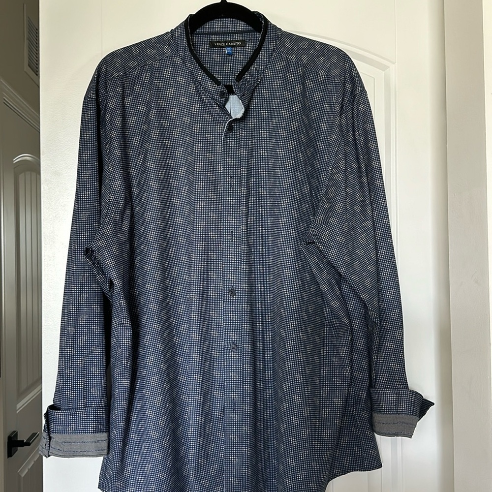 Mens Long sleeve Navy with Black trim, XX.